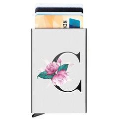 RFID Blocking Card Holder Aluminum Alloy Automatic Pop up