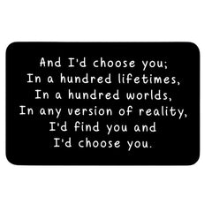 Romantic Lettering Aluminum Alloy Card - Choose Your Color