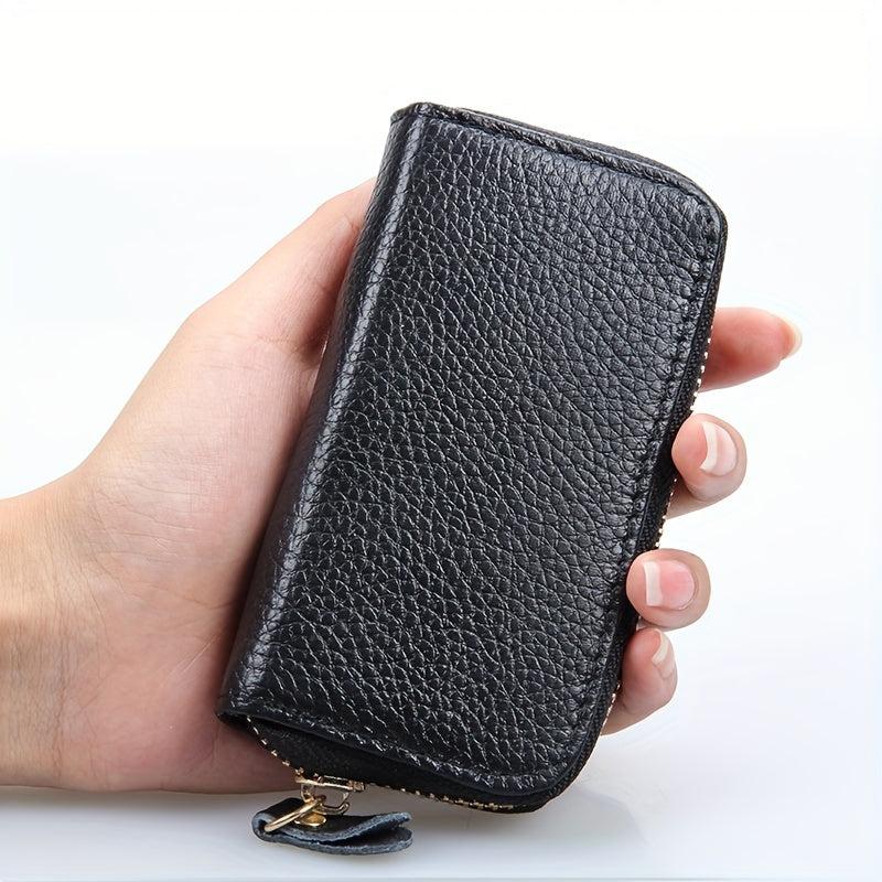 Cowhide Key Bag Lock Key Bag Men's And Women's Coin Purse Card Bag