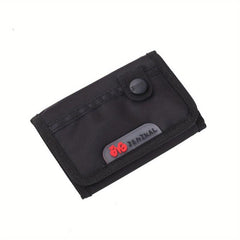Men's Casual Canvas Sports Trifold Wallet