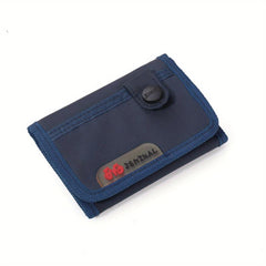 Men's Casual Canvas Sports Trifold Wallet