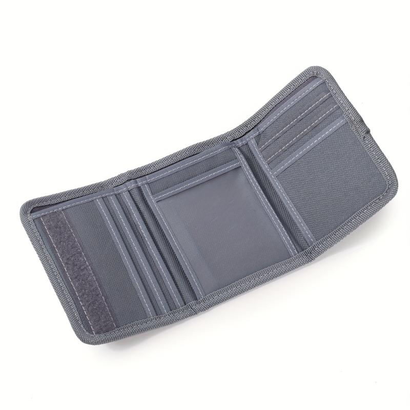 Men's Casual Canvas Sports Trifold Wallet