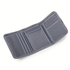 Men's Casual Canvas Sports Trifold Wallet