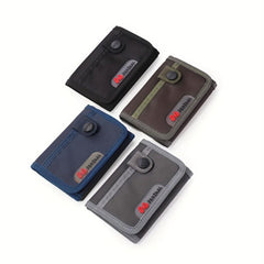 Men's Casual Canvas Sports Trifold Wallet