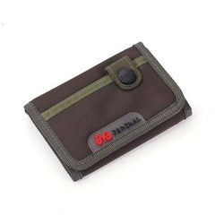 Men's Casual Canvas Sports Trifold Wallet