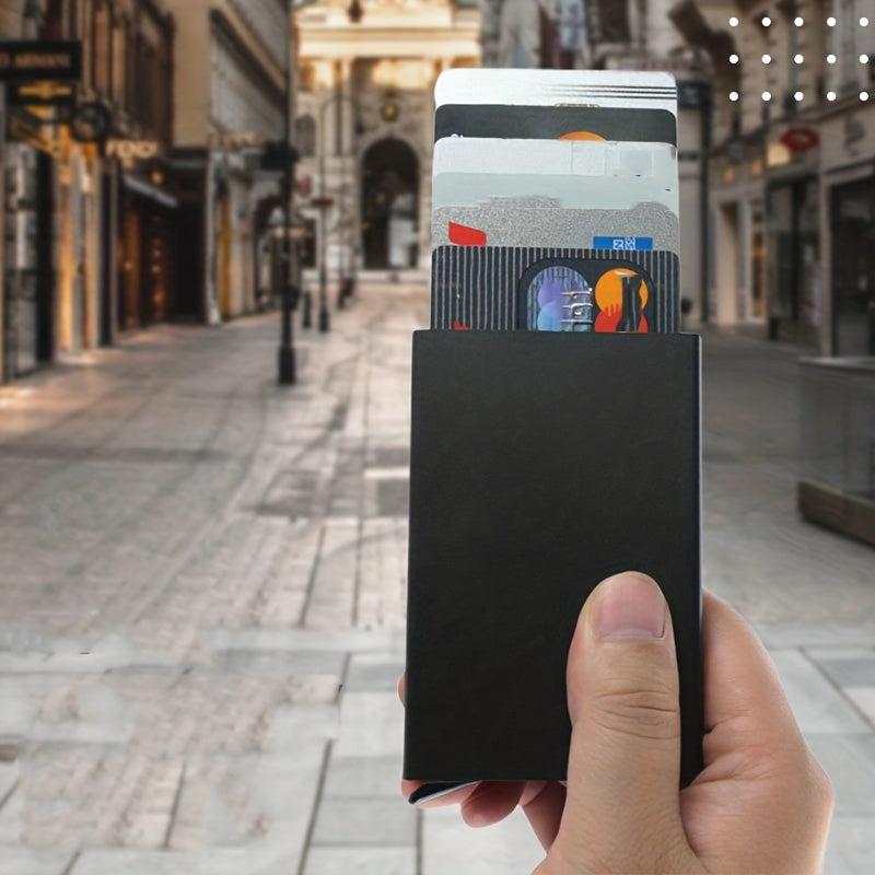 Metal Card Case Lightweight Slim Design Protects Cards