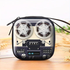 Creative Tinplate Camera Coin Purse Vintage Zipper Mini Storage Pouch