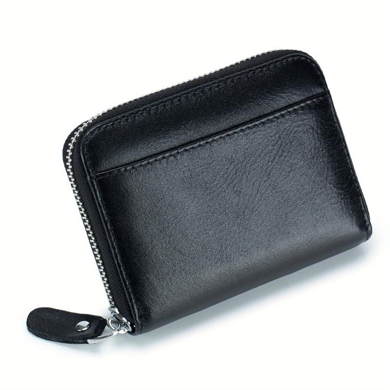 RFID Blocking Zipper Wallet for Men