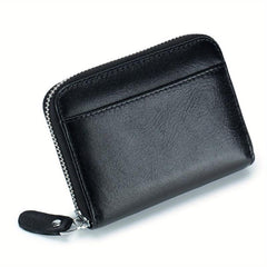 RFID Blocking Zipper Wallet for Men
