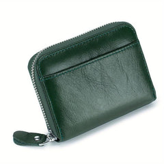 RFID Blocking Zipper Wallet for Men