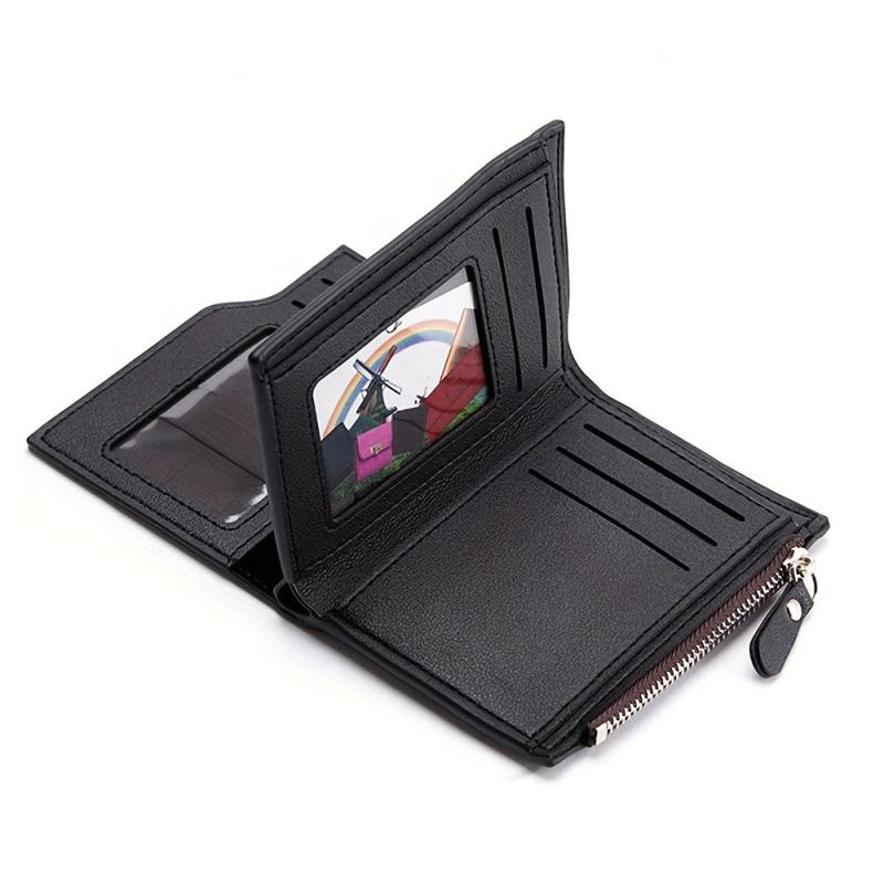 Men's Business Zipper Short & Long Wallet Set