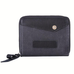 Men's Leather Credit Card Holder with 12 Card Slots