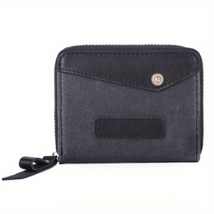 Men's Leather Credit Card Holder with 12 Card Slots