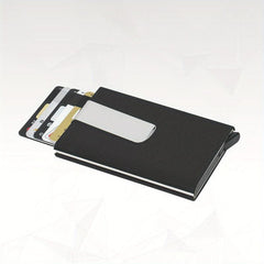 RFID Blocking Slim Wallet Aluminum Alloy Money Clip