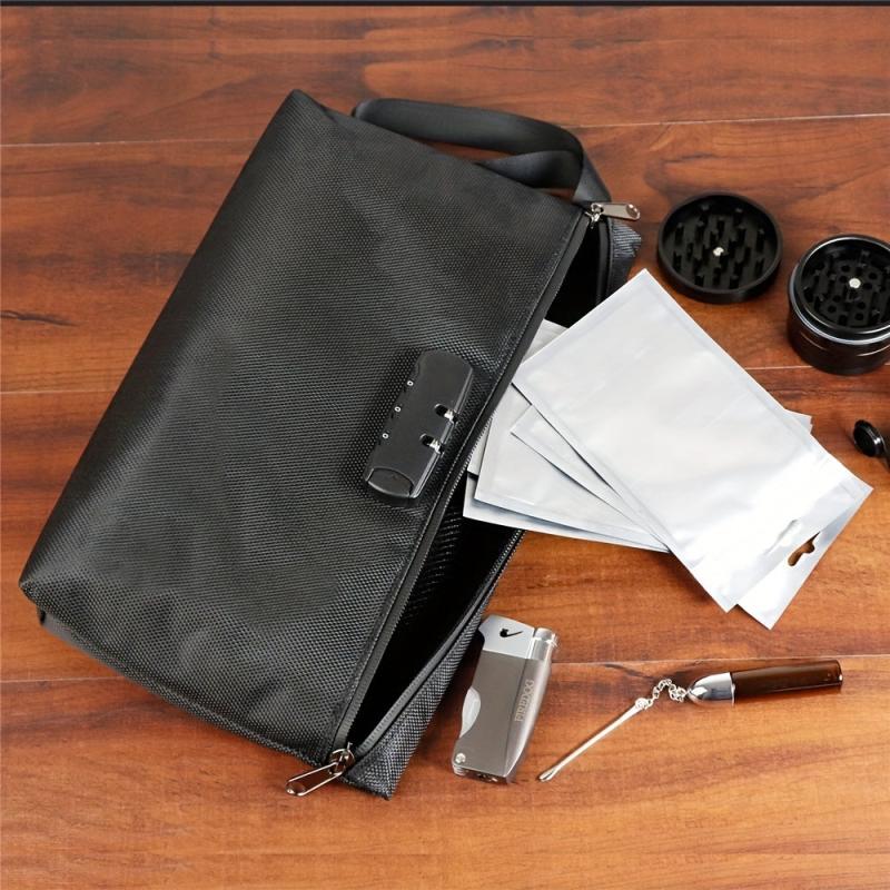 Odor Proof Smell Proof Bags with Combination Lock - Stash Storage Container