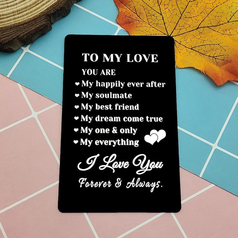 Casual Wallet Insert Card For Anniversary