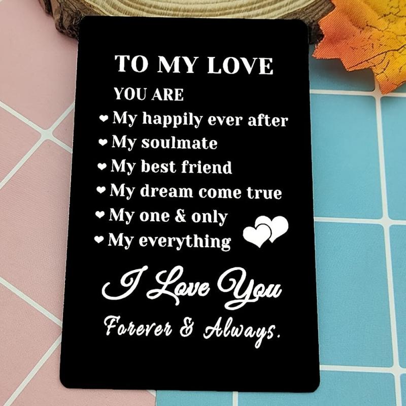 Casual Wallet Insert Card For Anniversary