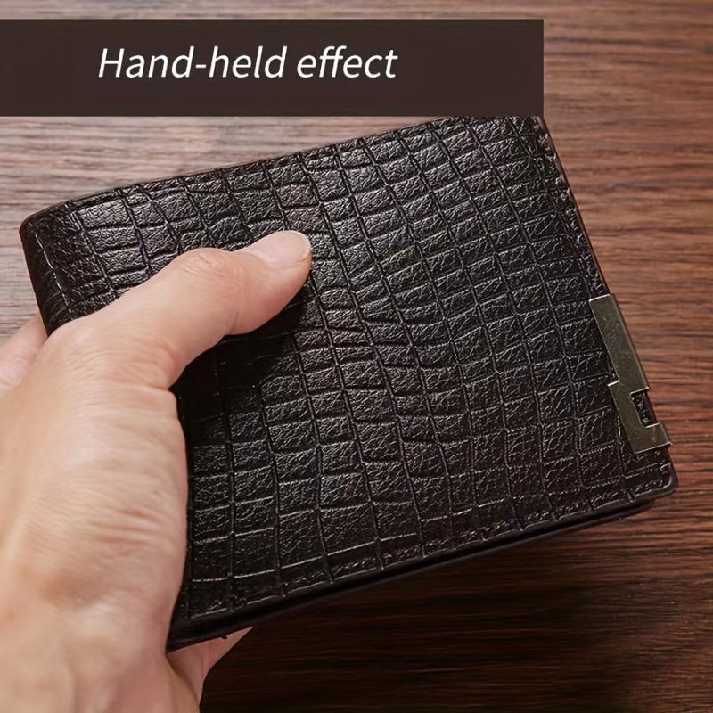 Men's Crocodile Pattern Wallet Card Holder