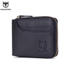 Cow Captain First Layer Cow Leather Men's Wallet Retro Leather Wallet
