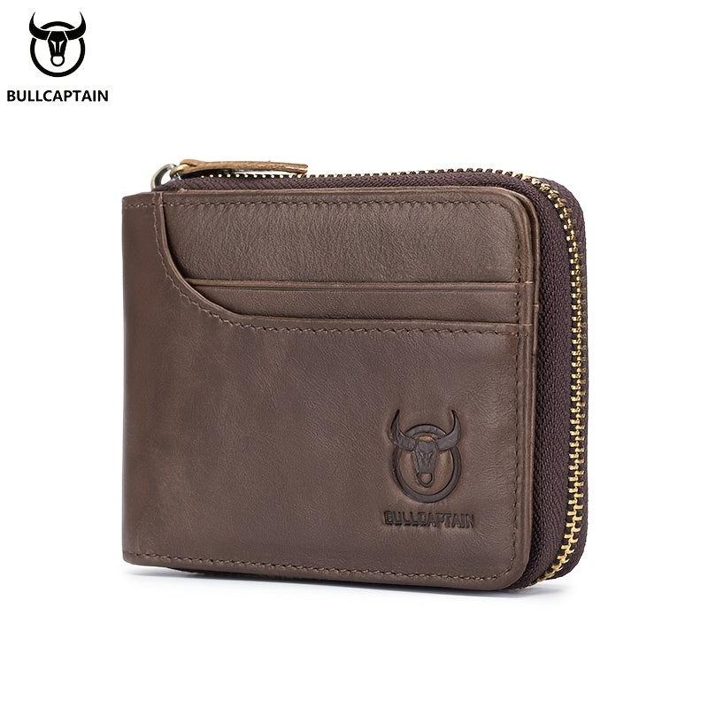 Cow Captain First Layer Cow Leather Men's Wallet Retro Leather Wallet