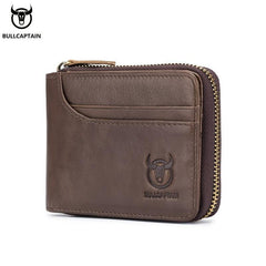 Cow Captain First Layer Cow Leather Men's Wallet Retro Leather Wallet