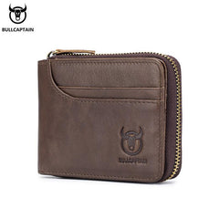Cow Captain First Layer Cow Leather Men's Wallet Retro Leather Wallet