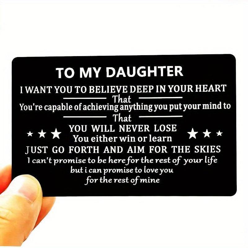 Grandson Engraved Wallet Card Love Note Birthday Gift