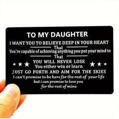 Grandson Engraved Wallet Card Love Note Birthday Gift