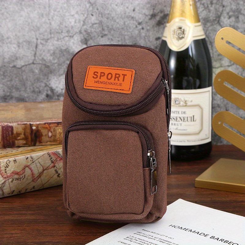 Men's Vertical Waist Bag for Outdoor Sports