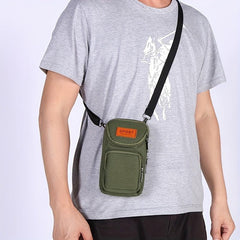 Men's Vertical Waist Bag for Outdoor Sports