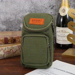 Men's Vertical Waist Bag for Outdoor Sports