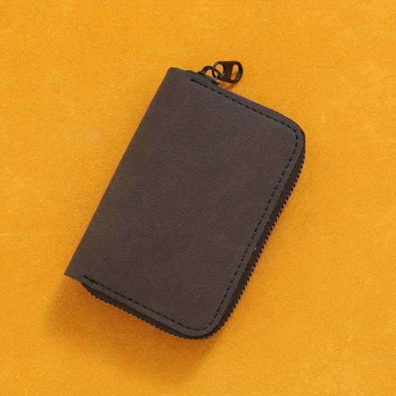 Men's 11 Card Slots PU Leather Credit Card Bag