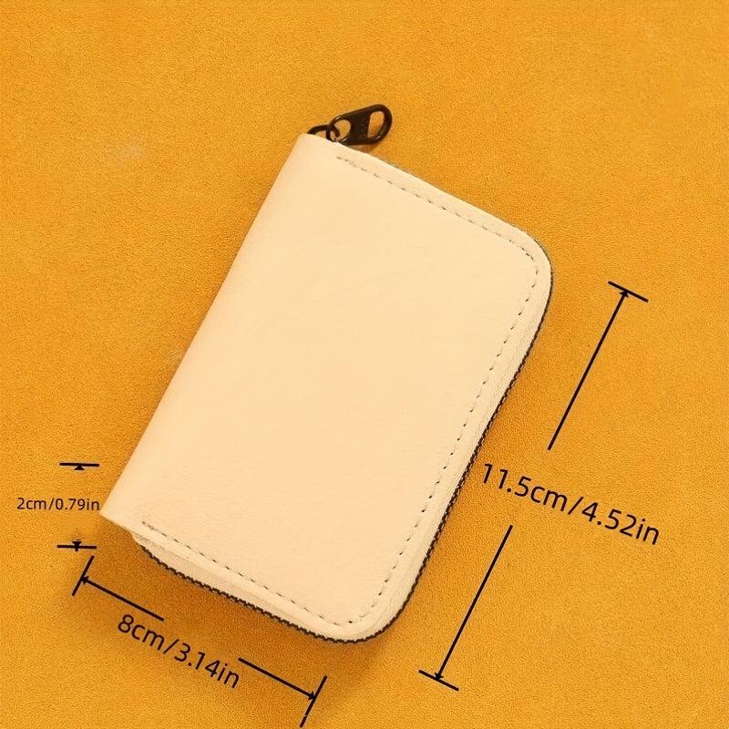 Men's 11 Card Slots PU Leather Credit Card Bag