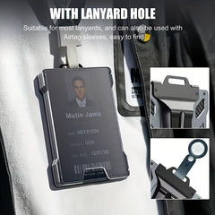 RFID Blocking Money Clip Wallet with Window