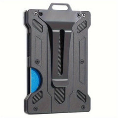 RFID Blocking Money Clip Wallet with Window