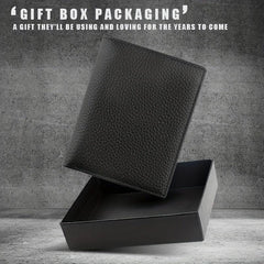 Men's Leather Business Wallet Money Clip Holder Short Wallet