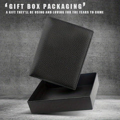 Men's Leather Business Wallet Money Clip Holder Short Wallet
