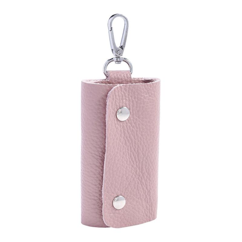 Men's Leather Key Bag Pouch Organizer Large Capacity Waist Key Chain