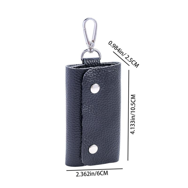 Men's Leather Key Bag Pouch Organizer Large Capacity Waist Key Chain