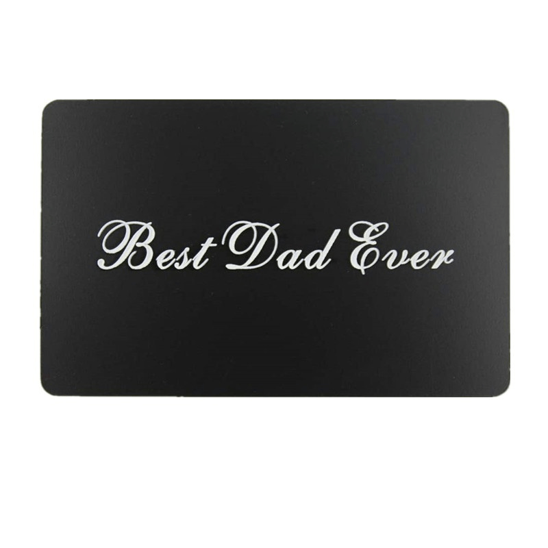 Engraved Love Note Wallet Insert Card For Dad