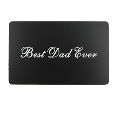 Engraved Love Note Wallet Insert Card For Dad