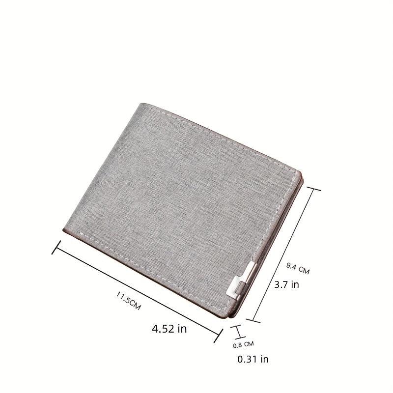 Men's Casual Short Wallet Money Clip Card Holder Coin Purse Gift
