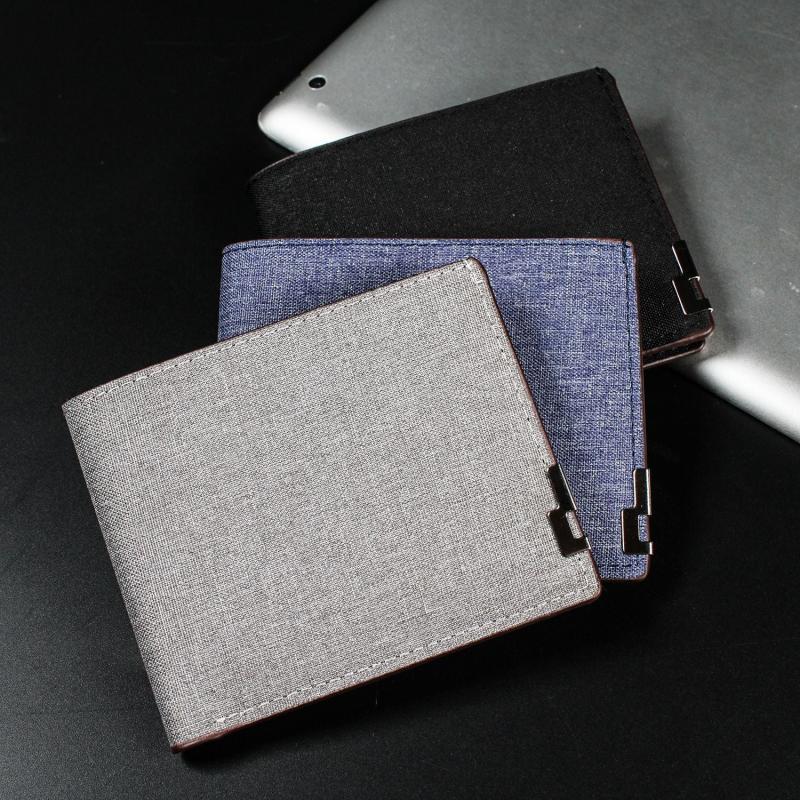 Men's Casual Short Wallet Money Clip Card Holder Coin Purse Gift