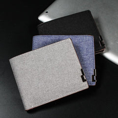 Men's Casual Short Wallet Money Clip Card Holder Coin Purse Gift
