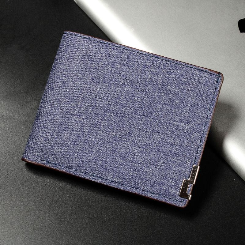 Men's Casual Short Wallet Money Clip Card Holder Coin Purse Gift
