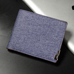 Men's Casual Short Wallet Money Clip Card Holder Coin Purse Gift
