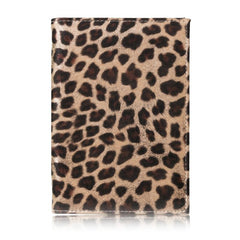Leopard Print Men's Card Case with 3 Card Positions