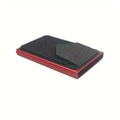 RFID Blocking Card Holder Metal Automatic Pop up Credit Card Holder Money Clip