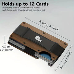 Promise Minimalist Slim Wallet RFID Blocking Front Pocket Credit Card Holder