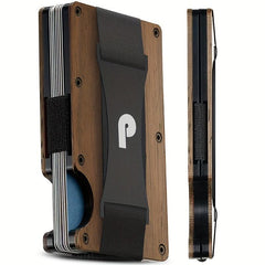 Promise Minimalist Slim Wallet RFID Blocking Front Pocket Credit Card Holder